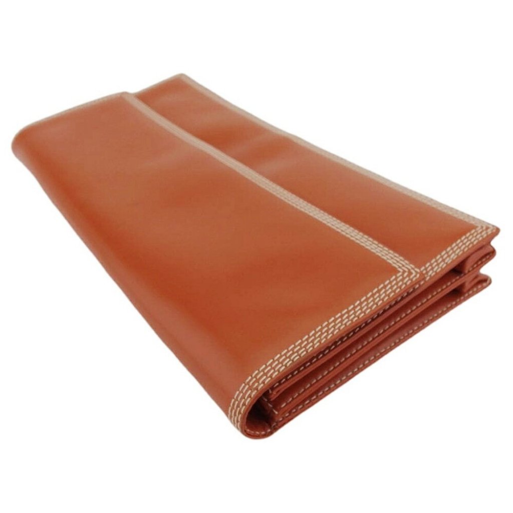 Loewe Clutch Bag Brown Beige Women Authentic Secondhand